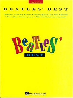 cover image of Beatles Best (Songbook)